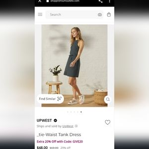 Up West dress women's size XS